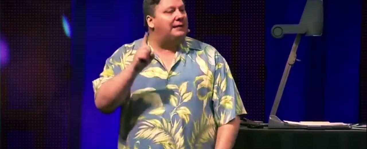 Robert Hollis teaching on stage